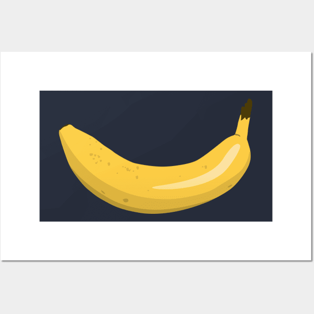Banana smile Wall Art by minimedium